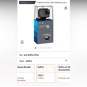 GoPro hero 5 with underwater housing